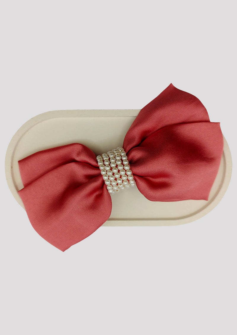 Pearl Bow Clip